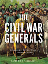 Cover image for The Civil War Generals